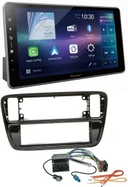 Pioneer Bluetooth USB DAB MP3 Autoradio für VW Up AA AAN 2011-2016 piano black