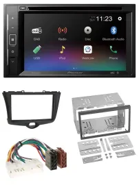 Pioneer Bluetooth MP3 USB 2DIN DAB DVD Autoradio für Toyota Yaris (2003-2005)