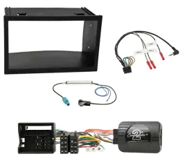 Einbauset Lenkradadapter Doppel DIN Autoradio für VW Polo Passat Quadlock