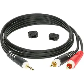 AY7-0300 Коммутационный кабель, 3.5мм-2xRCA, 3м, Klotz