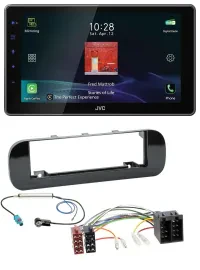 JVC DAB MP3 Bluetooth USB Autoradio für Fiat Panda (ab 2012) - glänzend