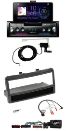 Pioneer DAB Bluetooth Lenkrad USB Autoradio für Ford Mondeo 00-02 schwarz Ablage