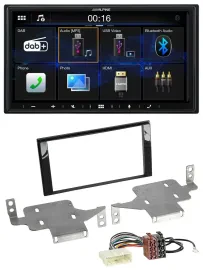 Alpine Bluetooth 2DIN MP3 DAB USB Autoradio für Nissan Juke (ab 2014)