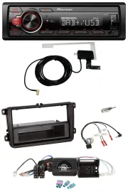 Pioneer 1DIN MP3 DAB USB Lenkrad Autoradio für VW Passat Polo Scirocco Sharan Ti
