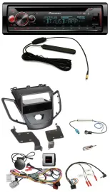 Pioneer USB DAB Lenkrad Bluetooth CD Autoradio für Ford Fiesta 10-13 ohne Displa