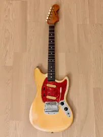 Электрогитара Fender Mustang Offset SS Olympic White w/case USA 1966