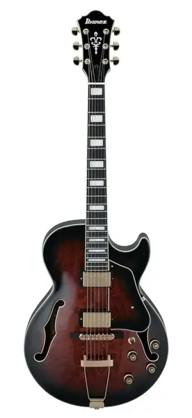 Электрогитара полуакустическая Ibanez Artcore Expressionist AG95QA Hollowbody Dark Brown