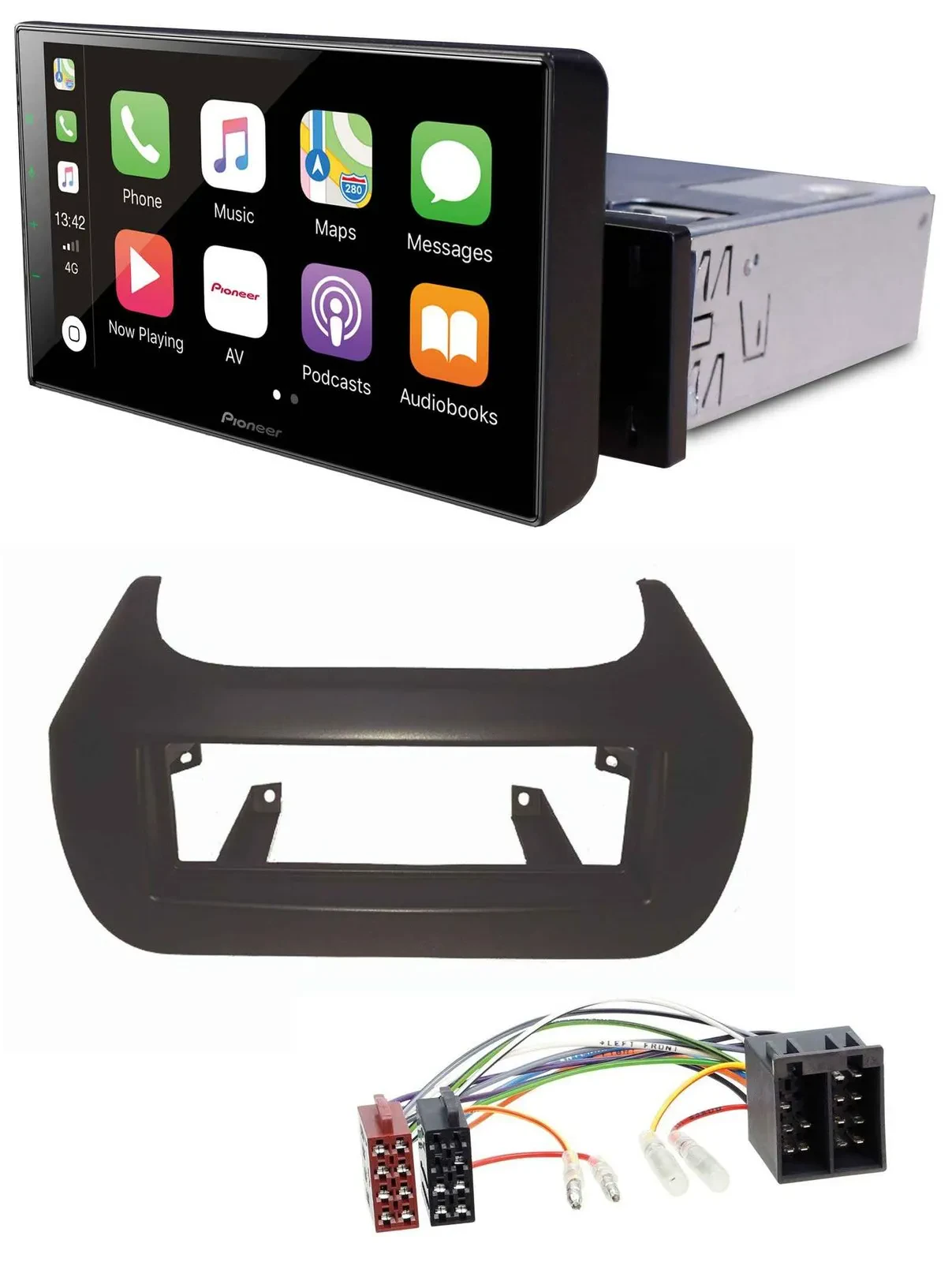 Pioneer Bluetooth MP3 DAB USB Autoradio für Citroen Nemo Fiat Fiorino Qubo Peuge