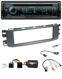 Kenwood Lenkrad Bluetooth DAB USB CD Autoradio für Smart ForFour 04-06 W454 Audi
