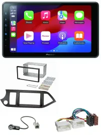 Pioneer Bluetooth 2DIN USB MP3 DAB Autoradio für Kia Picanto ab 11 Start-Stop