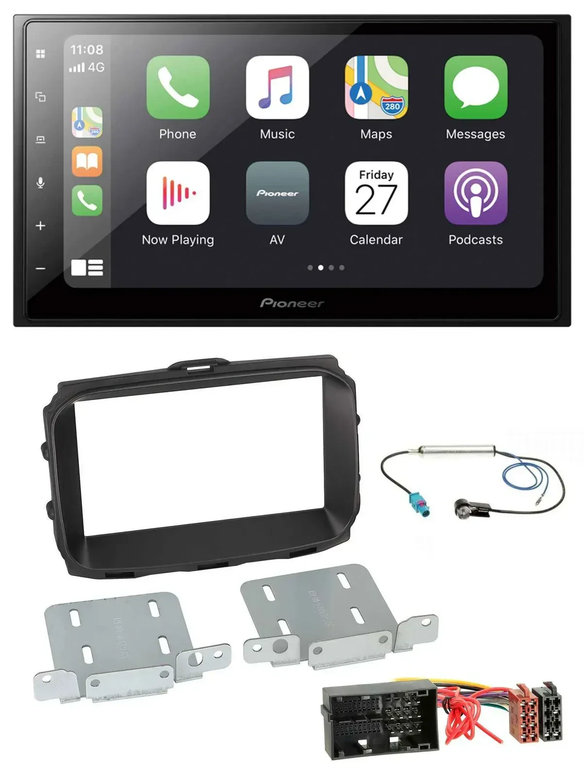 Автомагнитола для Alfa Romeo Giulietta (940 Facelift) Pioneer 2-DIN, MP3, Bluetooth, DAB, USB