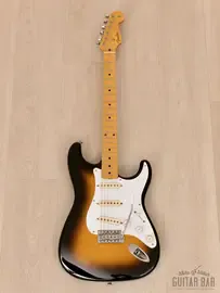 Электрогитара Fender Stratocaster 1957 Vintage Reissue ST57-500 SSS Sunburst w/gigbag Japan 1991