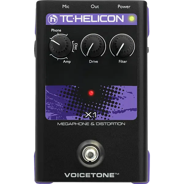 Вокальный процессор TC Helicon VoiceTone X1 Megaphone and Distortion