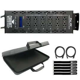 Chauvet DJ Pro-D6 6-Channel DMX-512 Dimmer/Switch Pack with Case idjnow