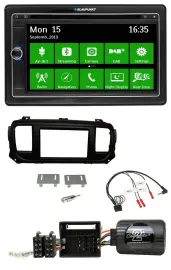 Blaupunkt Bluetooth 2DIN Lenkrad DAB USB TMC Navigation für Toyota Proace Citroe