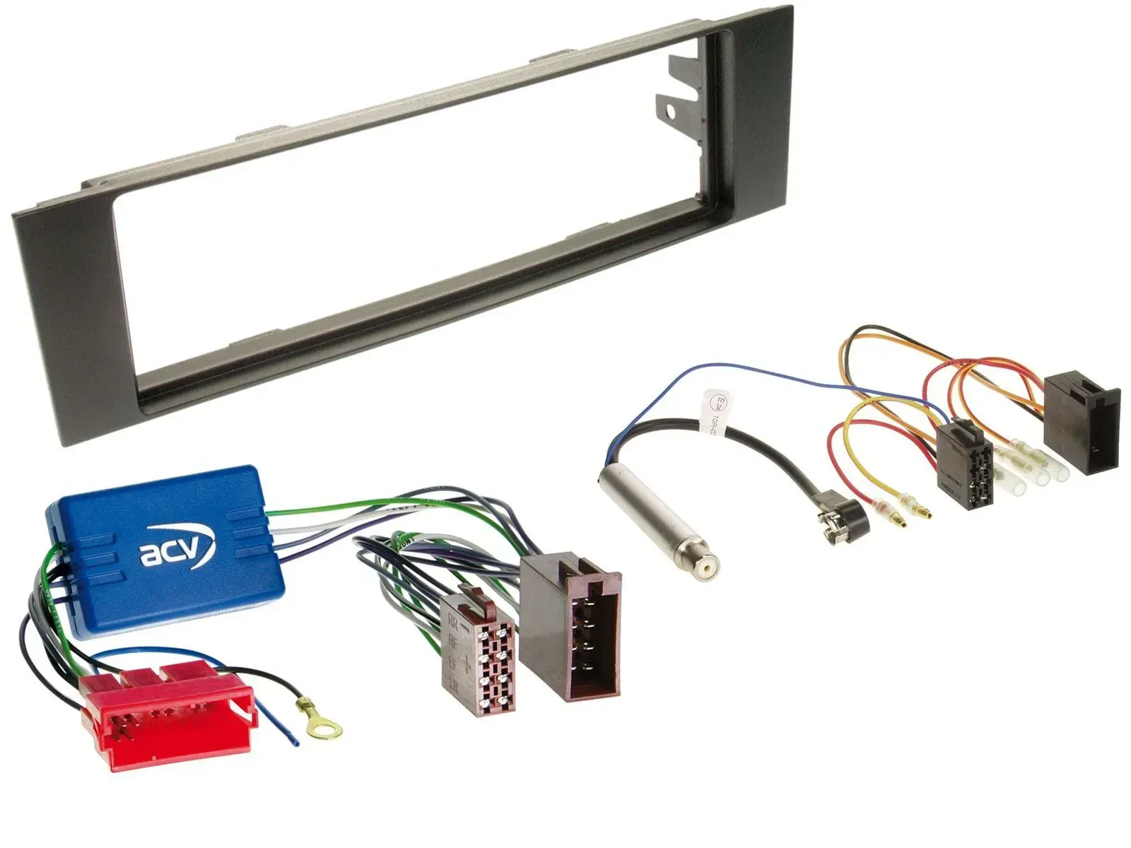 Einbauset DIN Autoradio für Audi A3 8P 03-06 Aktivsystem Mini-ISO