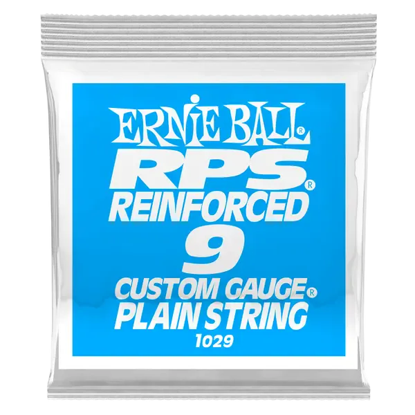 Струна для акустической и электрогитары Ernie Ball P01029, сталь, калибр 9