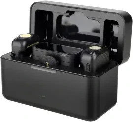 Радиосистема микрофонная  Icon [AirMic Pro Black] передатчик с микрофоном/приемник: 2/1, всенаправленныйl, 2.4 ГГц, дистанция: 250 м, время работы приемника/передатчика: 8/8 ч, цвет: черный