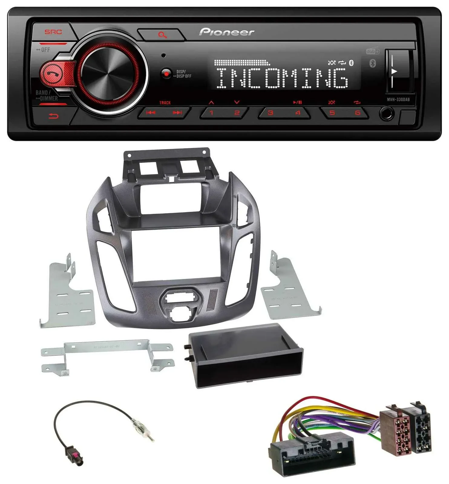 Автомагнитола для Ford Transit Connect (2012–2018) Pioneer Bluetooth, USB, DAB, MP3
