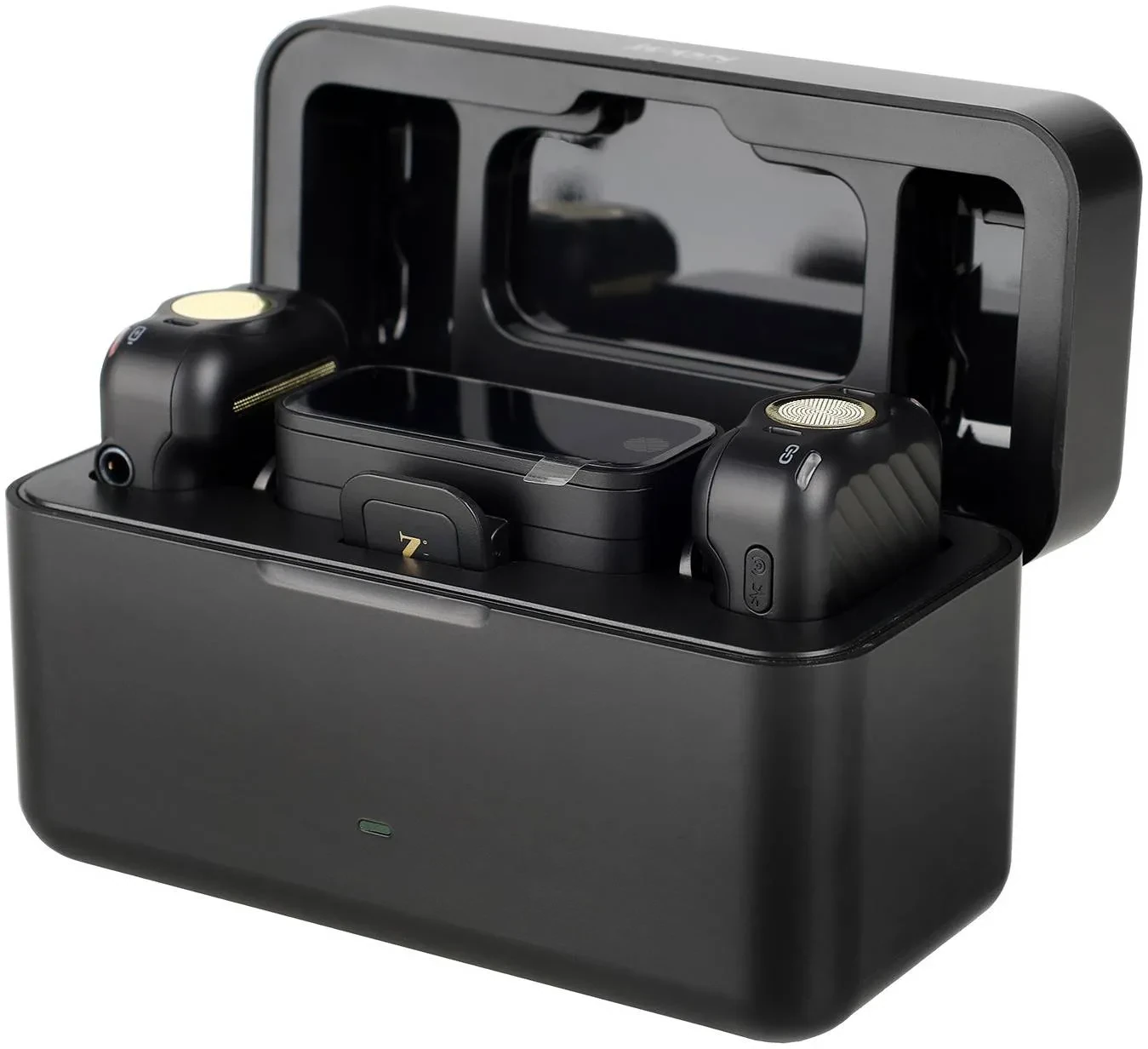 Радиосистема микрофонная  Icon [AirMic Pro Black] передатчик с микрофоном/приемник: 2/1, всенаправленныйl, 2.4 ГГц, дистанция: 250 м, время работы приемника/передатчика: 8/8 ч, цвет: черный