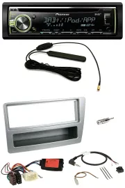 Автомагнитола Pioneer MP3 USB CD DAB для Honda Civic 2004–2006, серебристая