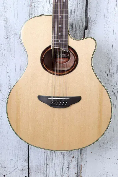 Yamaha APX700II 12 String Thinline Cutaway Acoustic Electric Guitar Natural