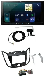 Pioneer 2DIN DAB USB MP3 Bluetooth Autoradio für Ford Kuga (DM2, ab 2013)