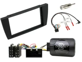 Radioset Lenkradadapter Doppel DIN Autoradio für Jaguar X-Type S 2003-2008