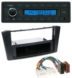 VDO Bluetooth AUX USB MP3 Autoradio für Toyota Avensis T25 (2003-2009)
