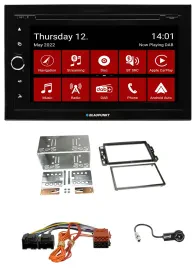 Blaupunkt MP3 DVD Bluetooth DAB 2DIN USB Autoradio für Cadillac BLS (2006-2010)