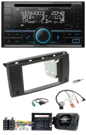 Kenwood CD 2DIN DAB USB Lenkrad Bluetooth Autoradio für Mercedes R-Klasse 2006-2