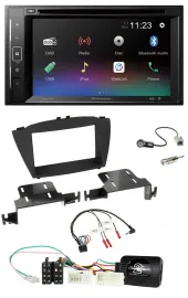 Автомагнитола Pioneer 2DIN DVD DAB Bluetooth USB для Hyundai ix35 (с 2013)