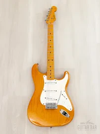 Электрогитара Fender Stratocaster 1954 Vintage Reissue Custom Edition ST54-75RV SSS Vintage Natural w/gigbag Japan 1993
