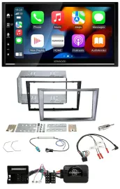 Kenwood DAB USB Bluetooth 2DIN Lenkrad Autoradio für Opel Antara Astra H Zafira