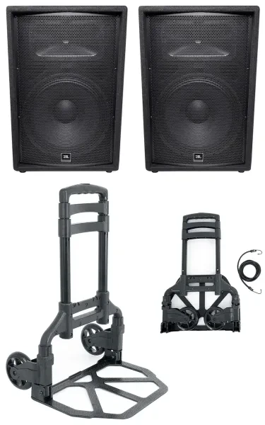 Пассивная акустическая система JBL Pro JRX215 Black с аксессуарами (пара)