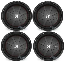 Kicker 48CWR124 12" CompR CWR124 Dual 4-ohm Car Subwoofer