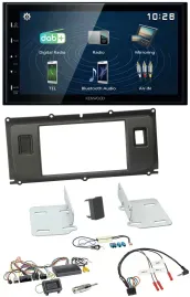 Автомагнитола Kenwood 2 DIN Bluetooth USB DAB для Land Rover Evoque (2011–2013)