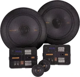 Kicker 51KSS6504 6.5" KS Series 2-way 4-ohm Component Speaker System