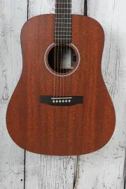 Martin D-X1E Mahogany D-14 Fret Dreadnought Acoustic Electric Guitar w Gig Bag