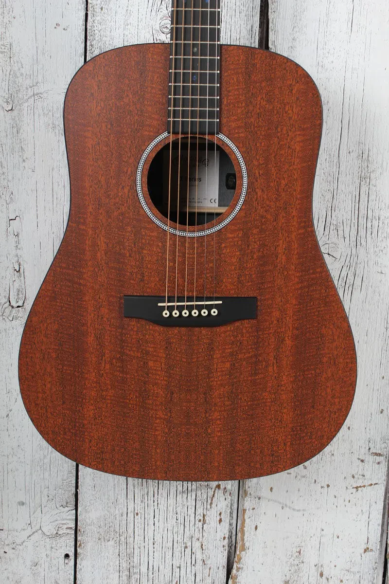 Martin D-X1E Mahogany D-14 Fret Dreadnought Acoustic Electric Guitar w Gig Bag
