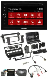 Blaupunkt 2DIN Lenkrad Bluetooth USB TMC DAB Navigation für BMW 3er 2001-2006 5