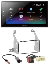 Pioneer USB Bluetooth DAB 2DIN MP3 Autoradio für Nissan Pathfinder 04-07