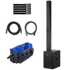 LD Systems MAUI 28 G3 Black Compact Powered Active Column PA Speaker System Pack