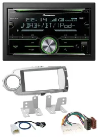 Pioneer Bluetooth MP3 DAB 2DIN USB CD Autoradio für Toyota Yaris 2011-2014 silbe
