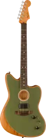 Электроакустическая гитара Fender Acoustasonic Player Jazzmaster Antique Olive