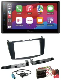 Pioneer DAB USB MP3 Bluetooth 2DIN Autoradio für Mercedes C-Klasse 07-11 ohne Ta