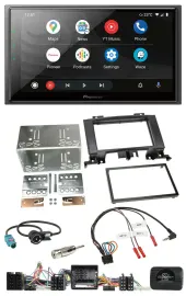 Pioneer USB 2DIN DAB Lenkrad Bluetooth Autoradio für Mercedes Sprinter Audio 5 2