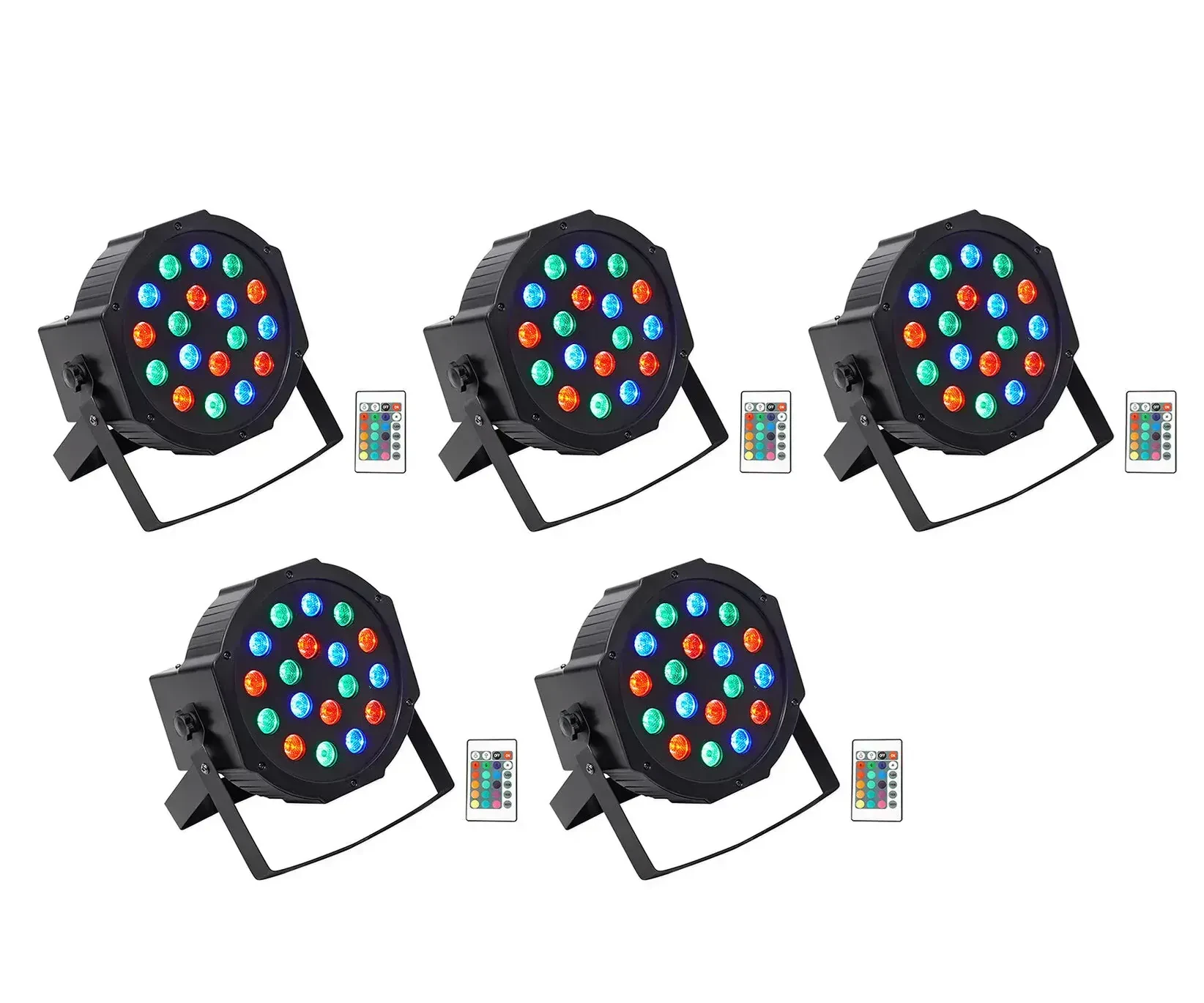 Светодиодный прибор Rockville BATTERY PAR 50 (5 штук)