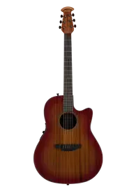 Электроакустическая гитара Ovation 2771STR-MB Main Street Balladeer Deep Contour Mahogany Satin Burst с кейсом