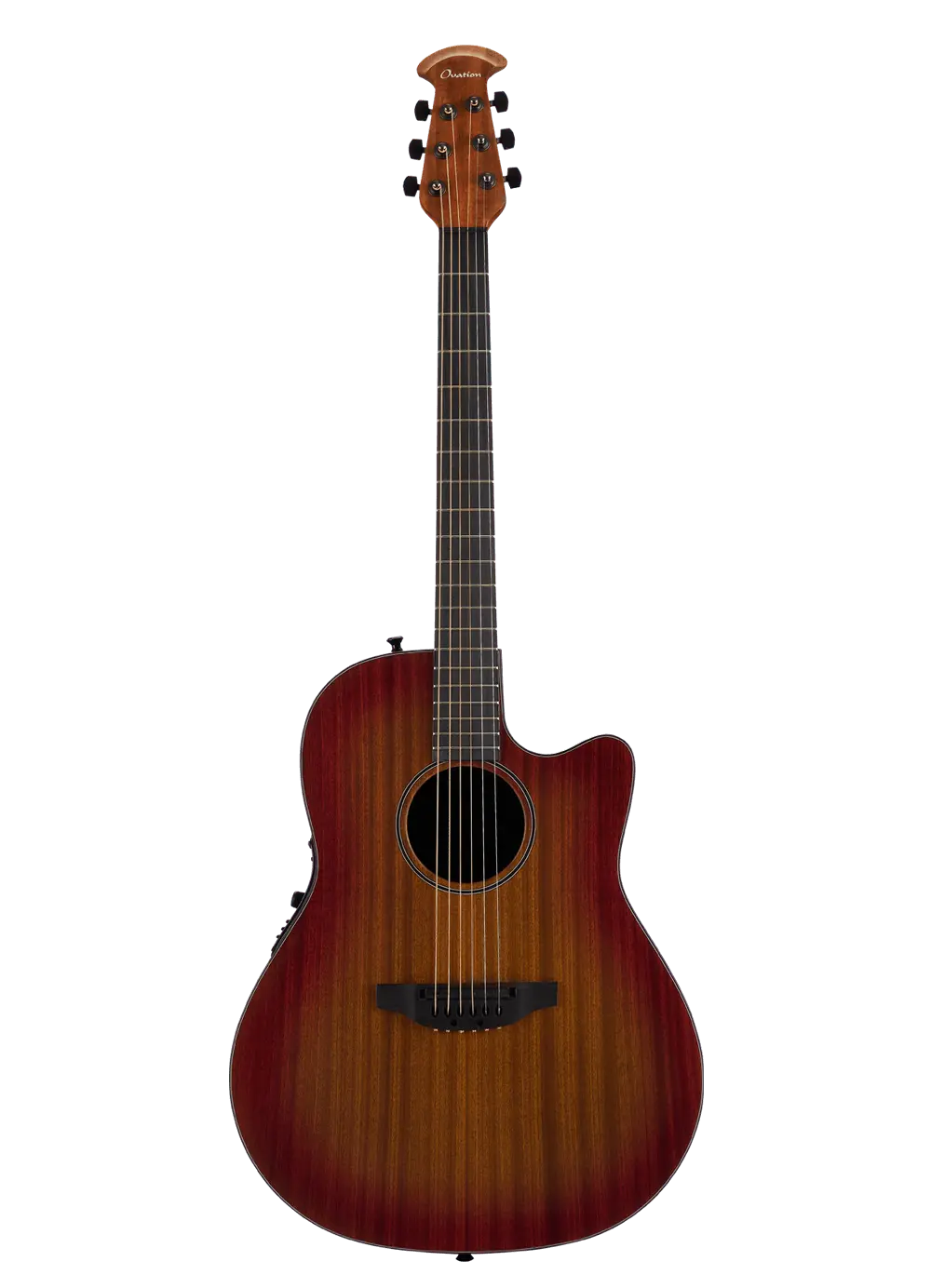 Электроакустическая гитара Ovation 2771STR-MB Main Street Balladeer Deep  Contour Mahogany Satin Burst с кейсом купить в SKIFMUSIC | 435114